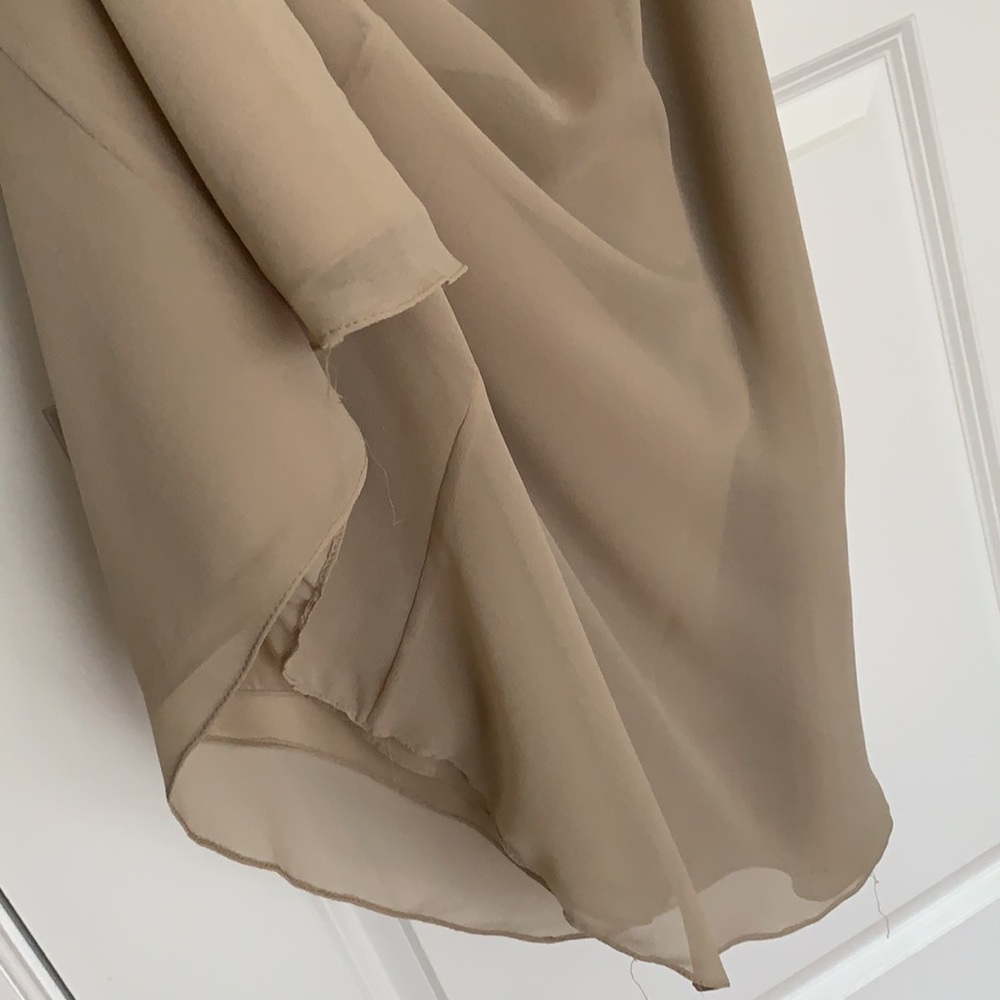 JKARA beaded evening dress in beige - Picture 6 of 13